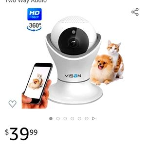 BRAND NEW IN BOX....360 Vision Camera with 2 way audio.